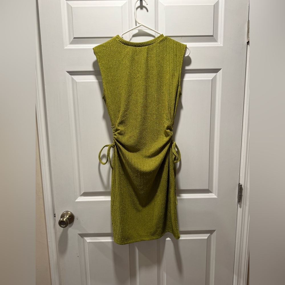 Cutout Drawstring Mini Dress - Picture 7 of 8